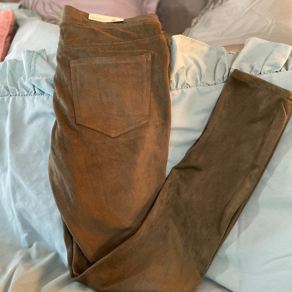 NWT Altar'd State Suede Jeggins~M~Olive
